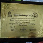 Sriram awarded Nammalvar award @ Adhirangam function during 2015 function